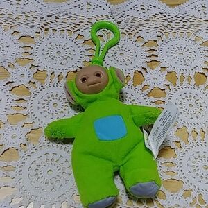 Vintage Teletubbies Dipsy Plush Toy 1999 Burger King Sticky Hands Green Kid